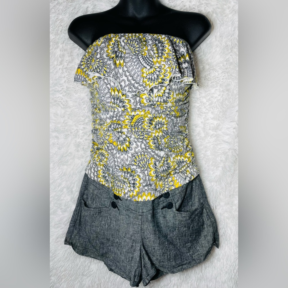 Strapless Romper